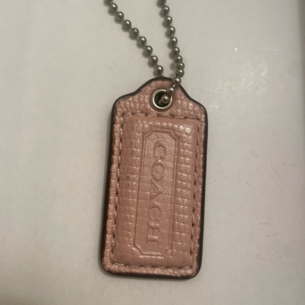 Coach Vintage Leather  Hang Tag Bag charm - Item #22